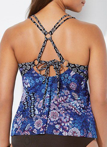 MYSTICAL LOOP STRAP TANKINI SET