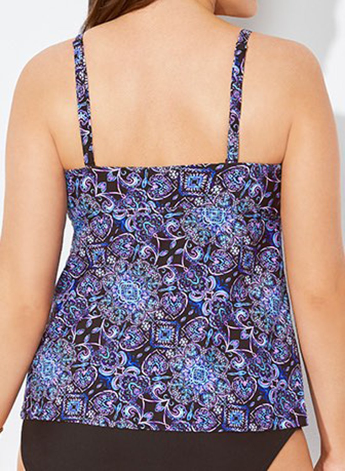 tie front tankini