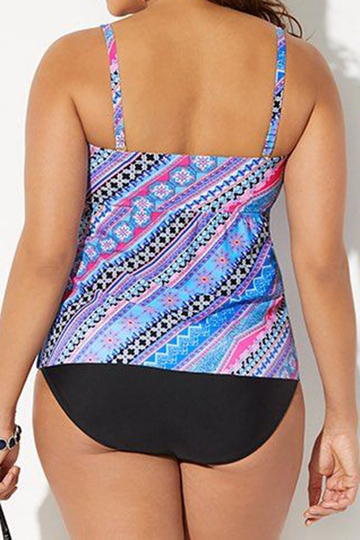 SERENITY SMOCKED BANDEAU TANKINI SET