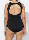 CHLORINE RESISTANT GEMFALL HIGH NECK ONE PIECE SWIMSUIT