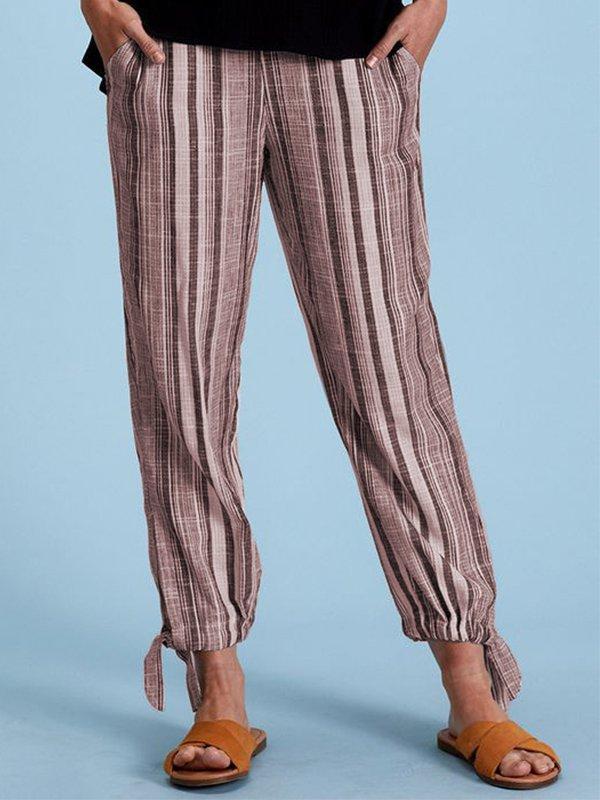 mens striped linen pants