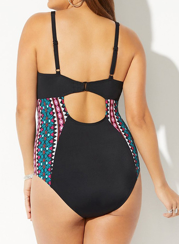 Mesmerized Deep V-Neck One Piece Swimsuit